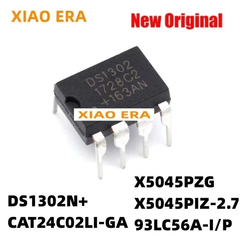 1PCS  DS1302N+ CAT24C02LI-GA  93LC56A-I/P -DIP8
