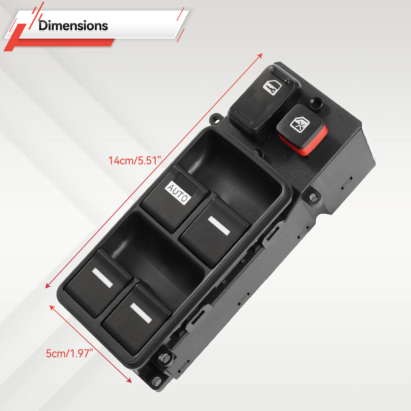 35750-SDA-H12 35750SDAH12 For Honda Accord 2003-2007 4 Door Dirver Side Electric Power Window Switch Master Controller Switches