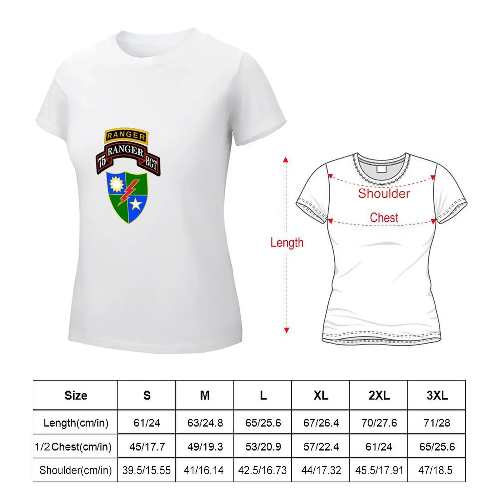 75th Ranger Regiment T-shirt shirts graphic tees summer clothes t-shirt dress for Women plus size