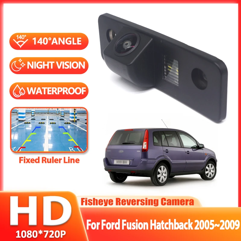 

CCD HD Waterproof Fisheye Rear View Camera For Ford Fusion Hatchback 2005 2006 2007 2008 2009 Car Reverse Parking Backup Monitor