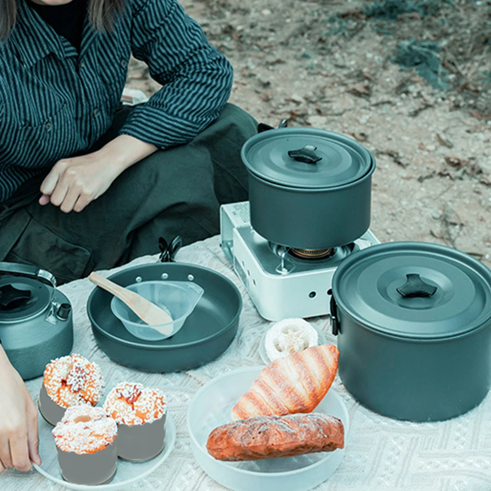 

Family Gatherings Camping Cookware Set Camping Cooking Supplies Versatile Cooking Options For Campers For Outdoor Enthusiasts