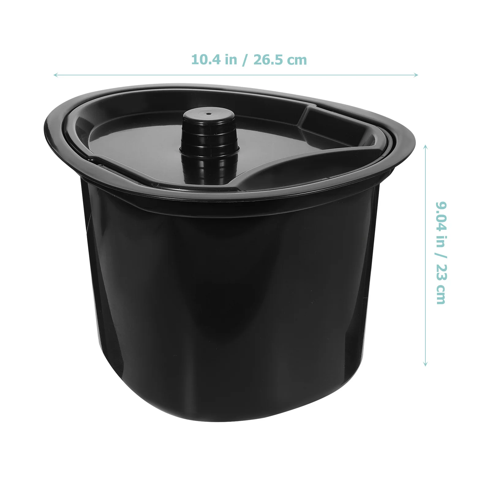 5L البلاستيك Bedpan مع غطاء المحمولة مبولة لكبار السن الاطفال المرضى غرفة وعاء ليلة البول دلو الحمام الأساسية #1