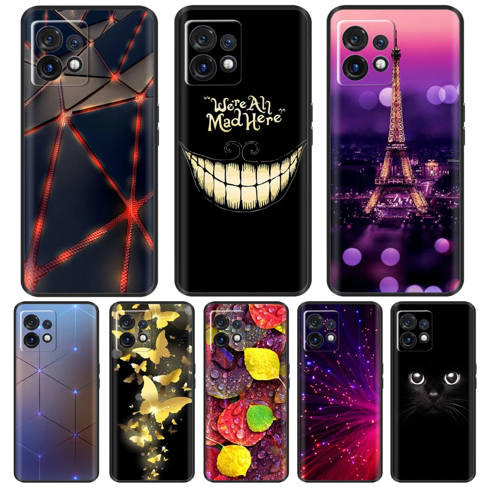 Case For Motorola Edge 40 Cover Butterfly Soft Silicone Case For Motorola Edge 40 Neo Funda Phone Cases For Moto Edge40 Pro Case