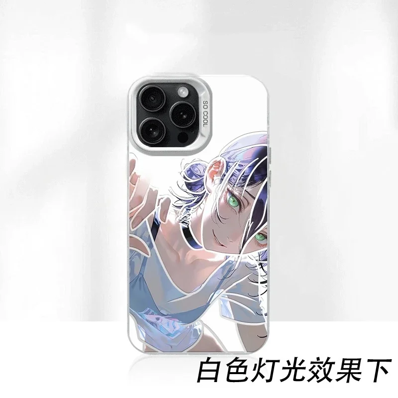 Anime Reze Girl Chainsaw Man Handyhülle für iPhone 11 12 13 14 15 16 18 17 Pro Max Plus 18Pro mini Air Reife Sexy Schwester Hülle