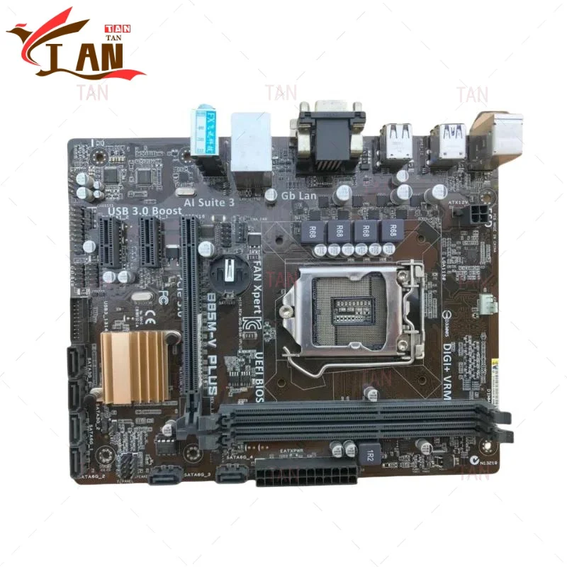 

For ASUS B85M-V PLUS Motherboard B85 16GB LGA 1150 DDR3 Micro ATX Mainboard 100% Tested Fast Ship TT