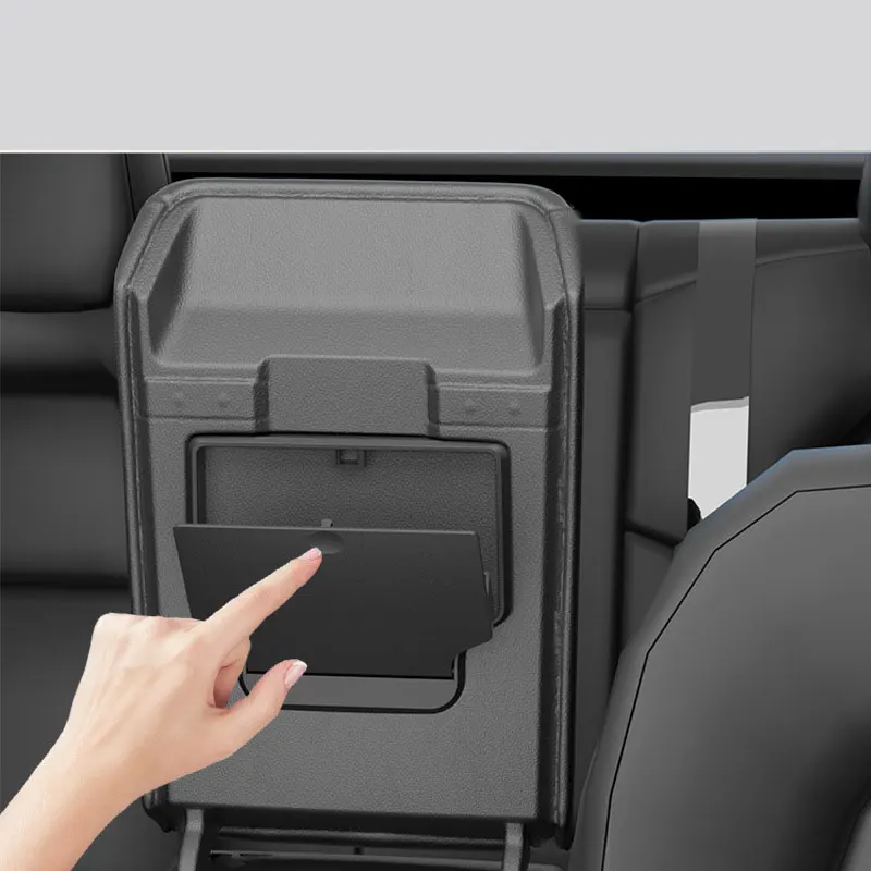 

Hidden Storage Box Cover For Tesla Model 3 New Highland 2024 ​Center Console Organizer Armrest Holder Box Trim Car Accessories