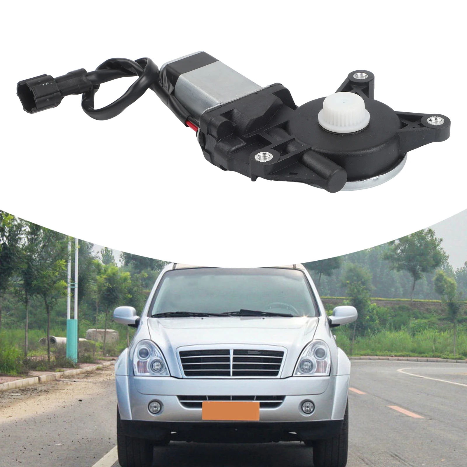 

Motor Glass ElectricLifter Front Metal RH Rear Direct Replacement Door Easy Installation Lifter Motor ABS New 1×