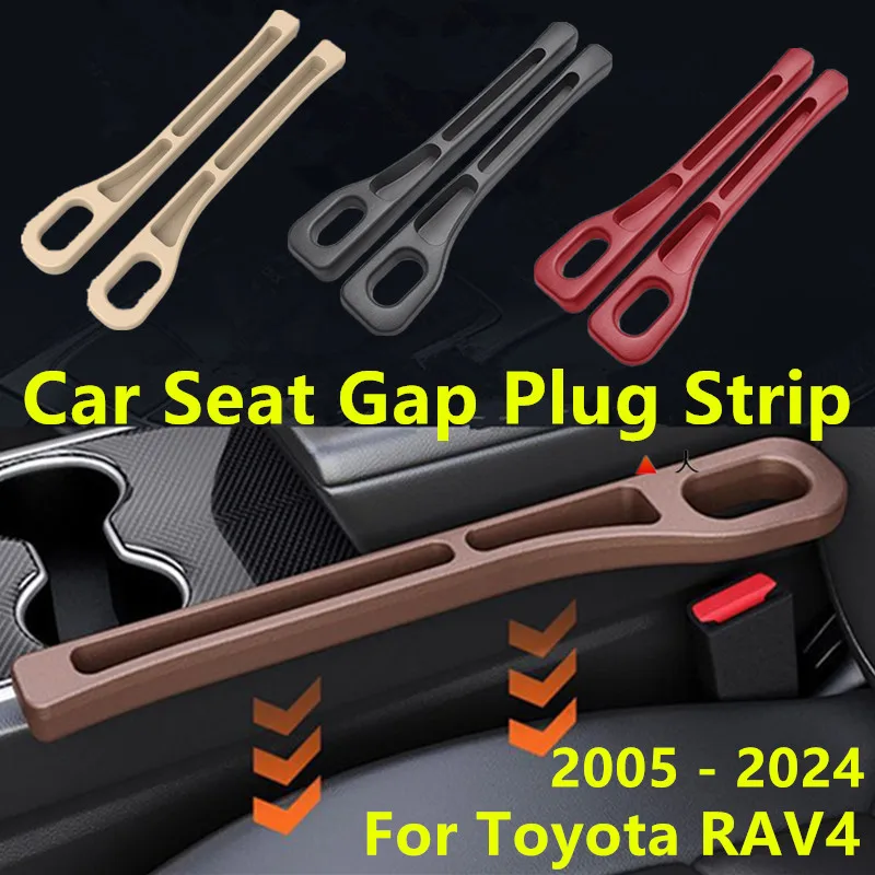 PU Car Seat Center Console Side Crevice Leak-Proof Organizer Filler Strip For Toyota RAV4 2024 2023 2022 2021 2020 2019 - 2005