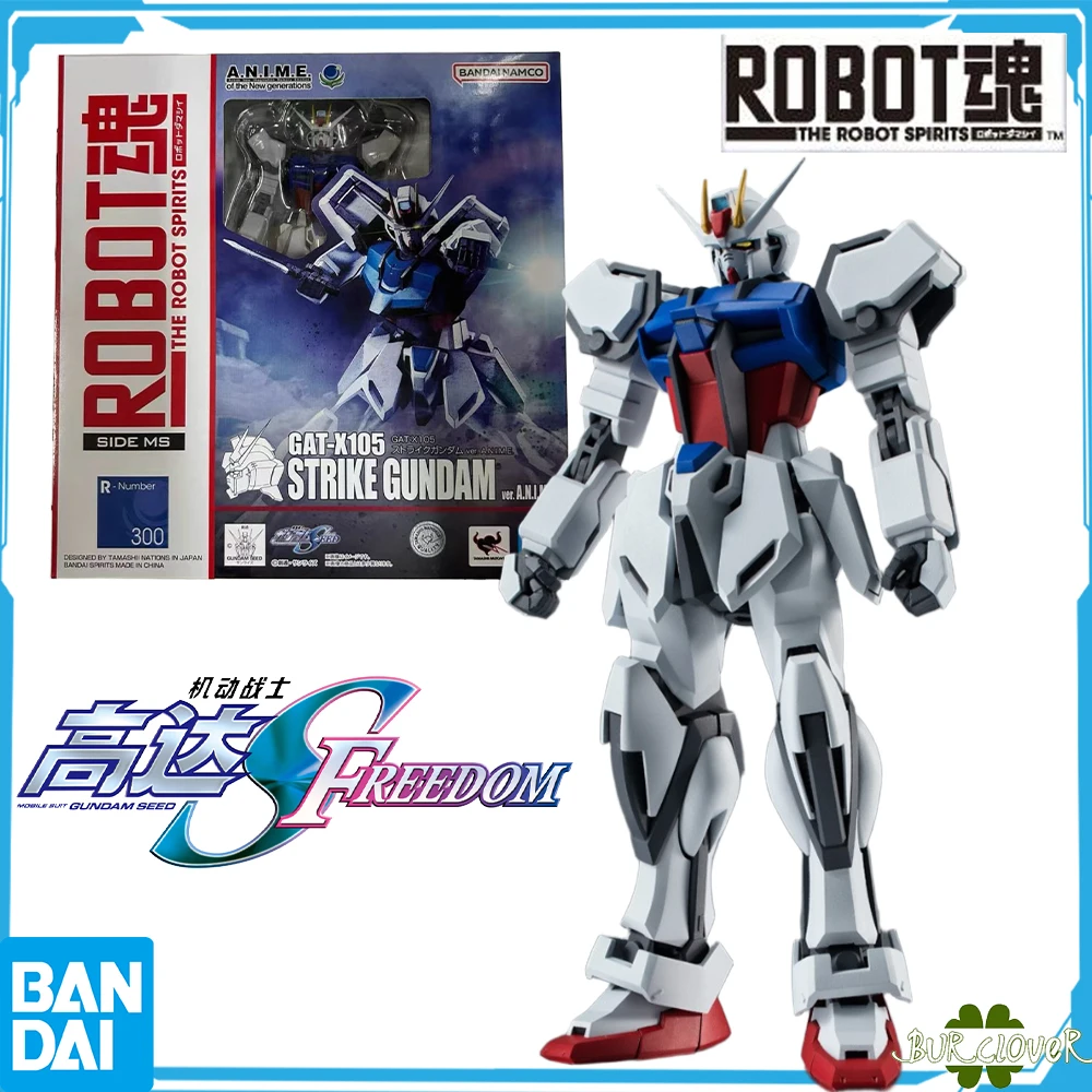 

100% Authentic In Stock Bandai Robot Spirits Series Mobile Suit Gundam SEED Anime GAT-X105 Strike Gundam Articulated Gundam