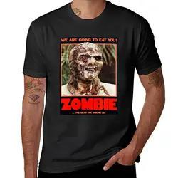 Red lucio fulci Italian Zombie Italian Horror T-Shirt aesthetic clothes funnys mens workout shirts