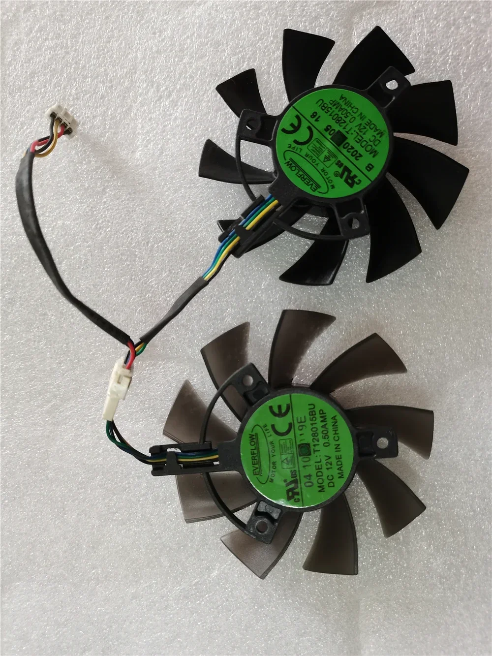 NEW 1LOT 75MM T128015BU FD0815U12D TUF GTX 1660TI GPU Fan,For ASUS GTX 1660 1660Ti TUF GAMING、RTX 2060 Graphics card cooling fan