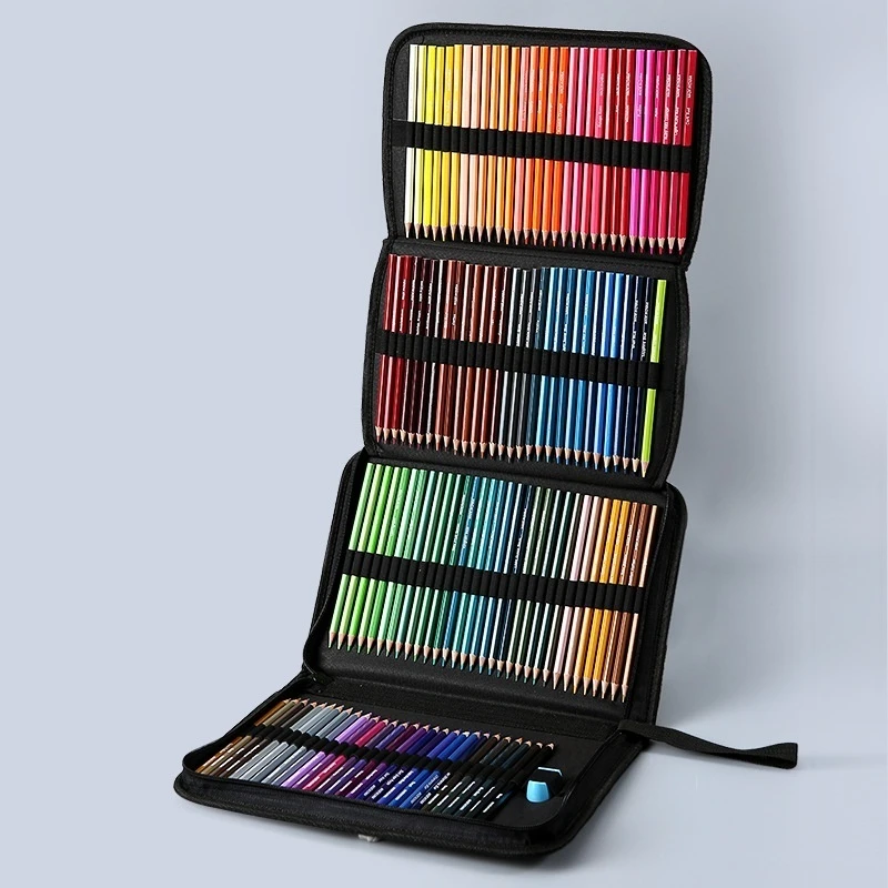 36/50/72-Piece Colored Pencil Set With Canvas Roll-Up Case - Perfect For Student Adult Coloring Drawing Sketching And Crafting image 3