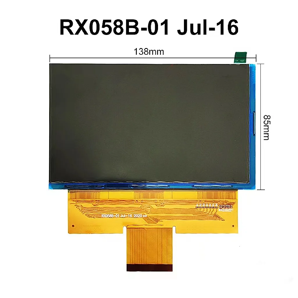 For 5.8 inch RX058B-01 MAY-20 matrix LCD Screen Display Glass 1280x800 DIY Projector Accessories Replacement RD-806 RD-808