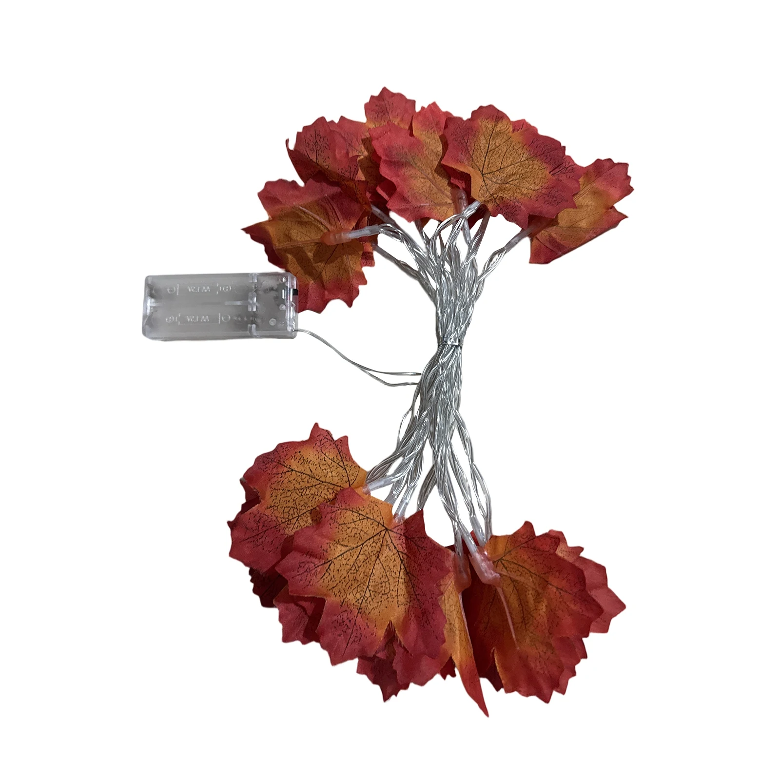 1 حزمة سقوط زينة مابل ليف أضواء جارلاند أضواء بطارية تعمل سقوط يترك جارلاند مع ضوء الخريف الحصاد الخفيفة