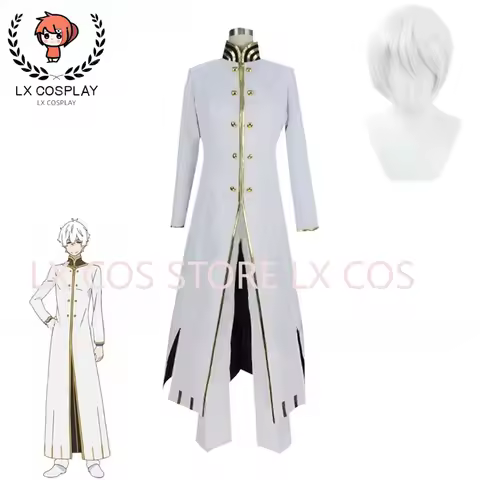 Anime Regulus Corneas White Coat Cosplay Costume Cos Wig Clothes