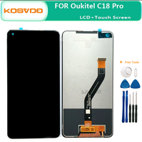 New 6.55'' Original Oukitel C18 Pro Touch Screen LCD Display For Oukitel C18Pro Replacement Parts + Disassemble ToolS