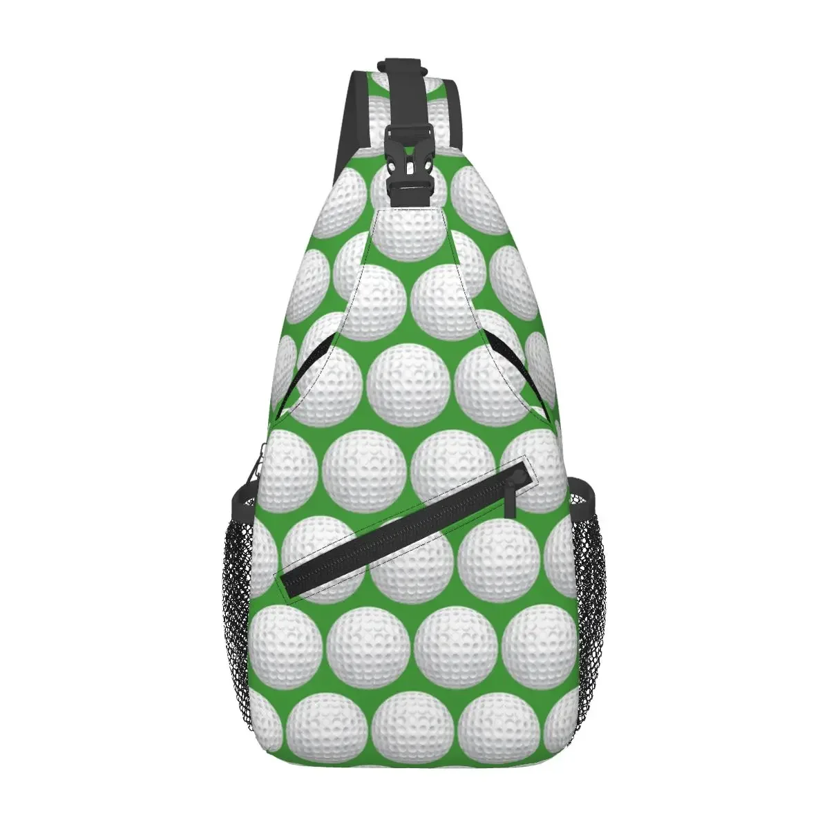 

Golf Ball Chest Bag Men Sling Crossbody Backpack Chest Bag Traveling Hiking Daypack Shoulder Bag