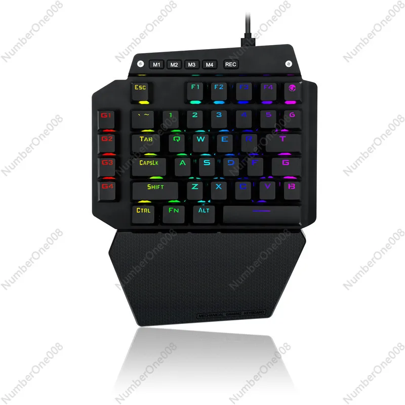 

K700 Одноручная механическая клавиатура и мышь, зеленая ось, ноутбук, настольная игра, киберспорт