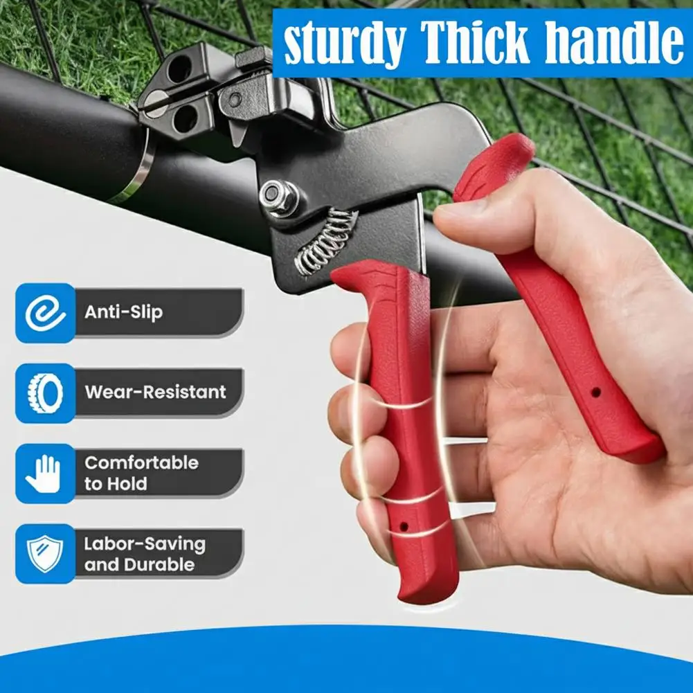 Cable Ties Plier Fastening Strap Cutting Tool Cutter Tension Automatic Zip Gun 304 Stainless Steel Locking Tie Hand Wrap Tool view 5