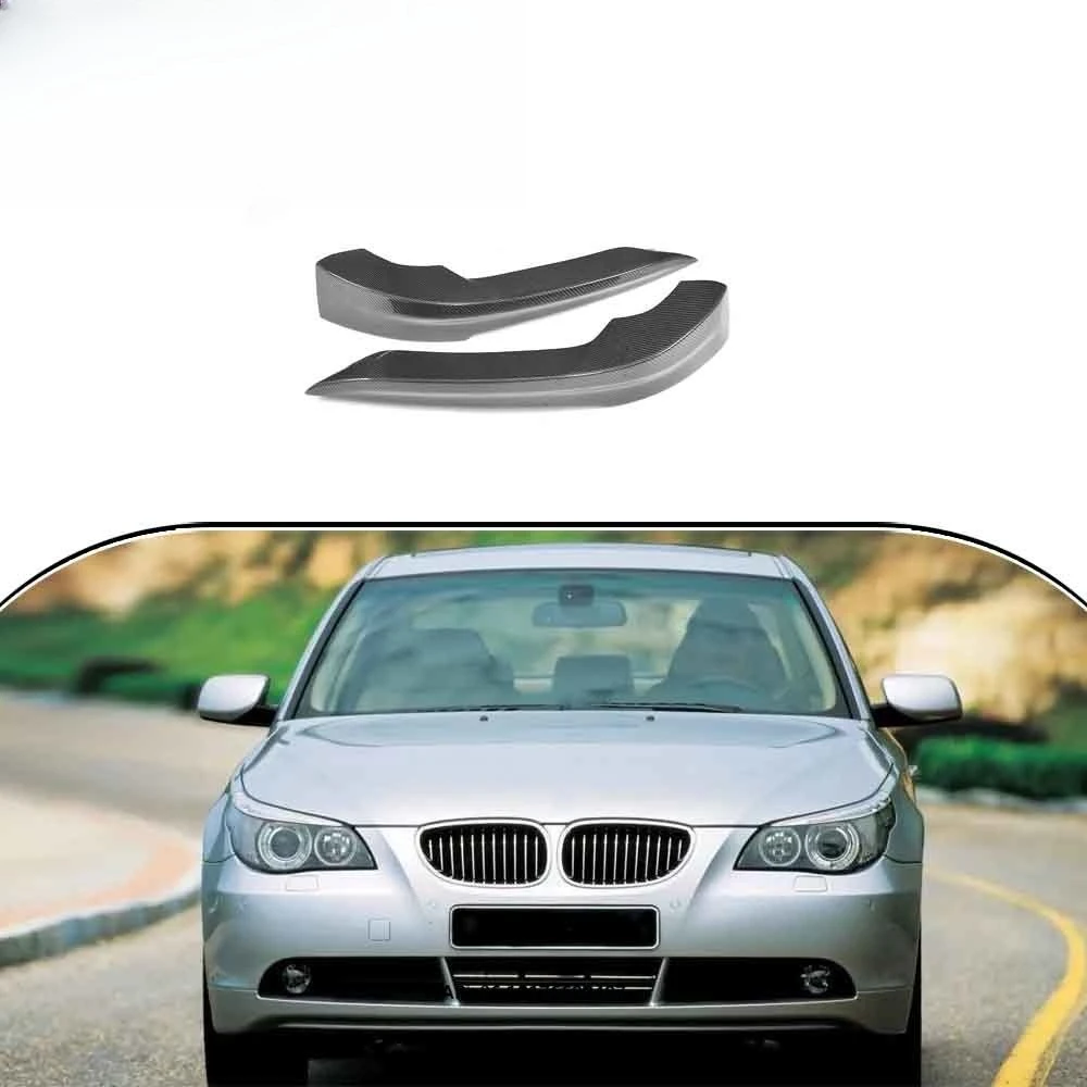 

Carbon Fiber Front Bumper Lip Splitter forBMW 5 Series E60 Front Bumper Apron-2pcs/set