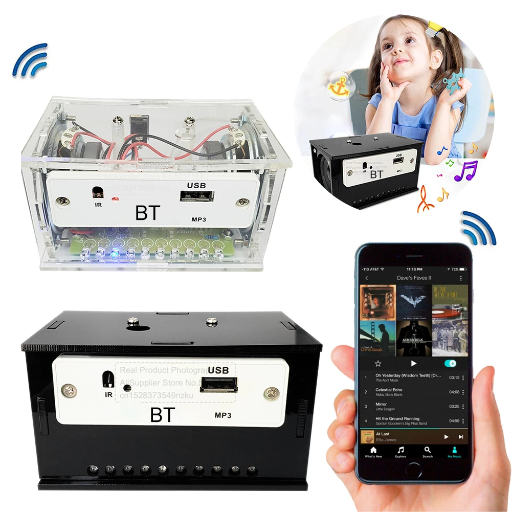 DIY BT Speaker Assembling Electronic Welding Kit Electronics DIY Soldering Project DIY BT Speaker Kit for Kids Teens and Adults