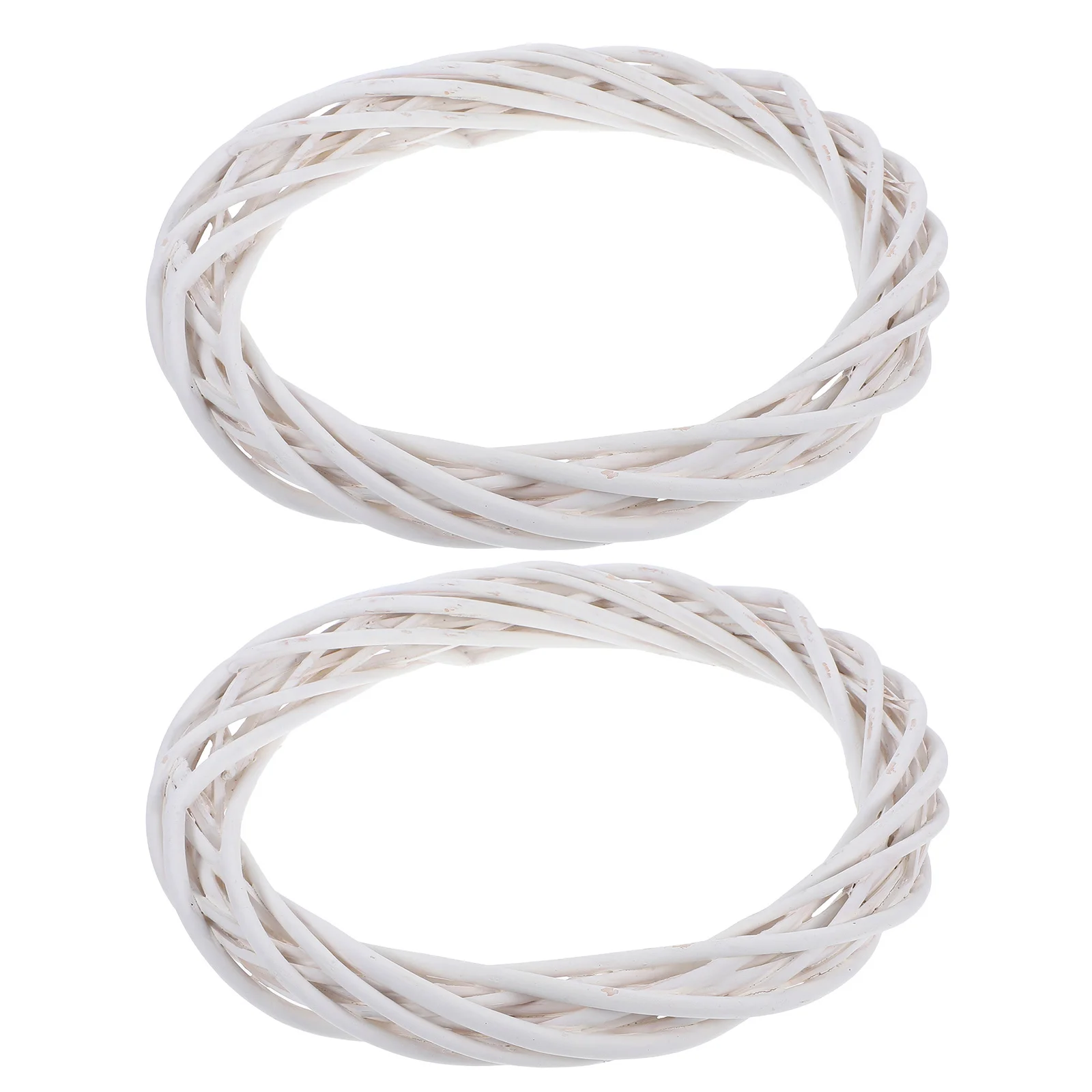 

2pcs 22Cm Willow Wreath Natural Grapevine Base For Diy Craft Christmas Rattan Farmhouse Wedding Decoration Ring