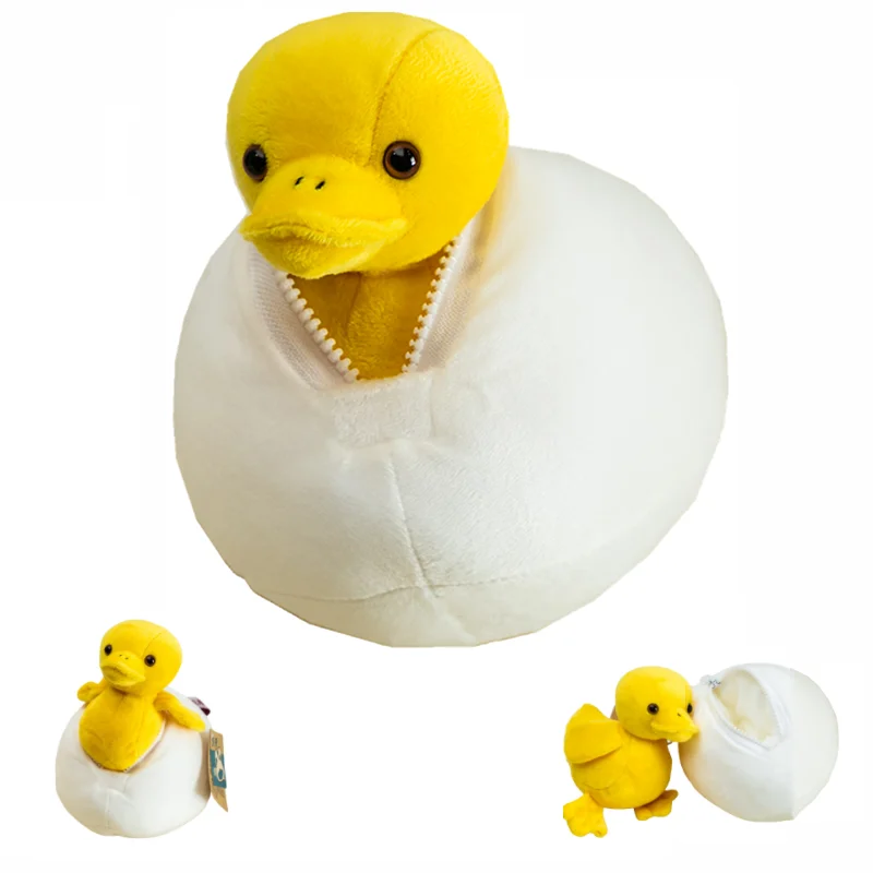 

Duck Egg Duckling Play House Farm Family Pet Duckling Newborn Birth Plush Toy Stuffed Doll Cartoon Animal Boy Girl Friend Gift