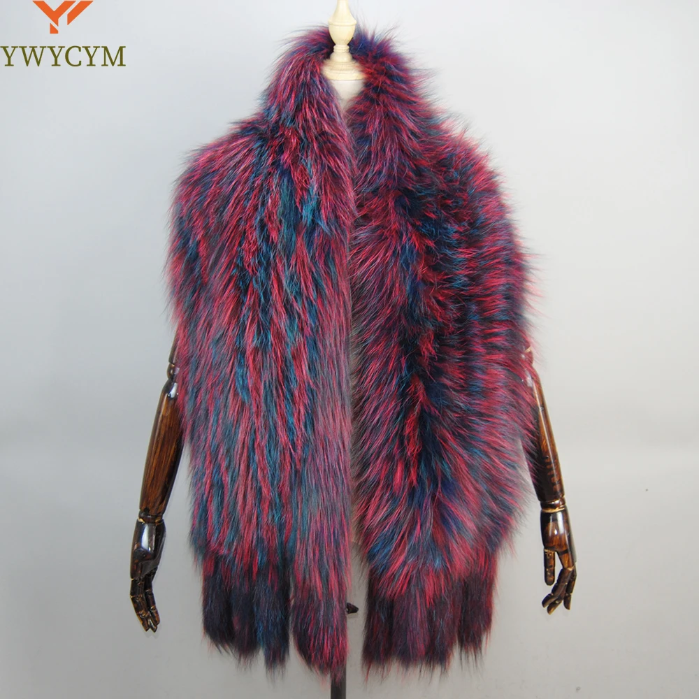 Fox Fur Scarf Luxury Big Fox Skin Scarf Natural Fox Fur Stole Genuine Fox Fur Shawl Pocket Fashion Evening Dress