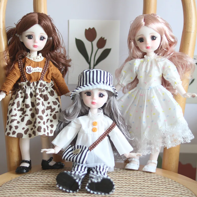 30cm Doll Clothes 1/6 BJD Doll Fashion Trend Set Children's Toy Gift Doll Accessories