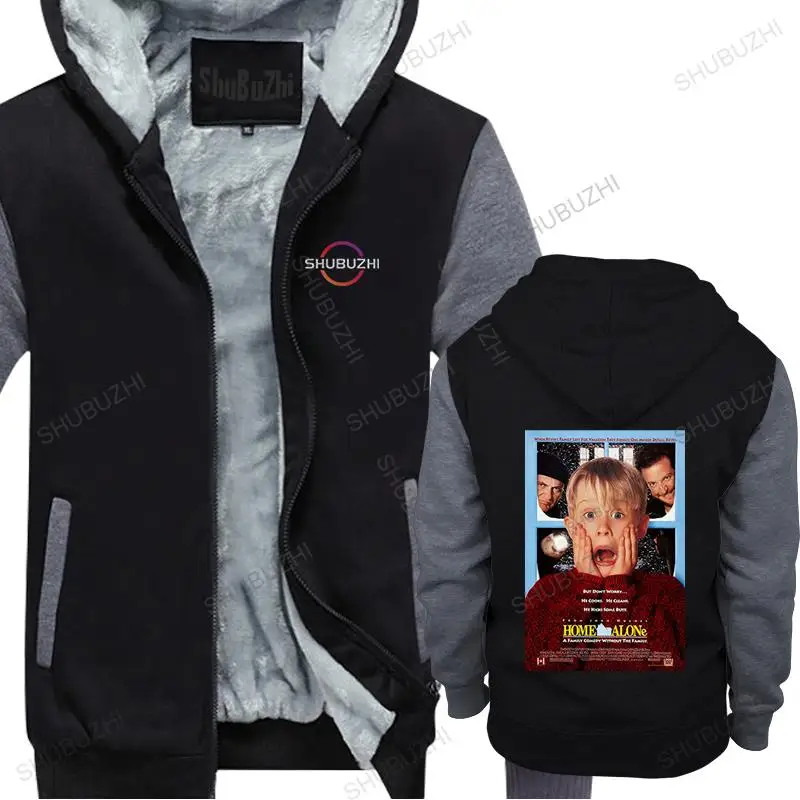 

Men streetwear hooded zipper Home Alone Cool 90's Comedy Vintage Classic Movie Poster Fan men winter sweatshirt drop shipping