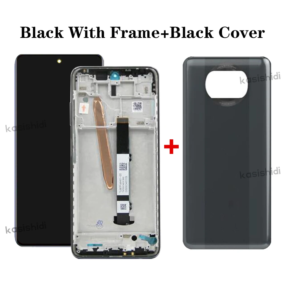 6.67\'\' LCD For Xiaomi Poco X3  Display Screen Touch Panel Digitizer For Xiaomi Poco X3 NFC / Poco x3 Pro LCD Parts 100% Tested