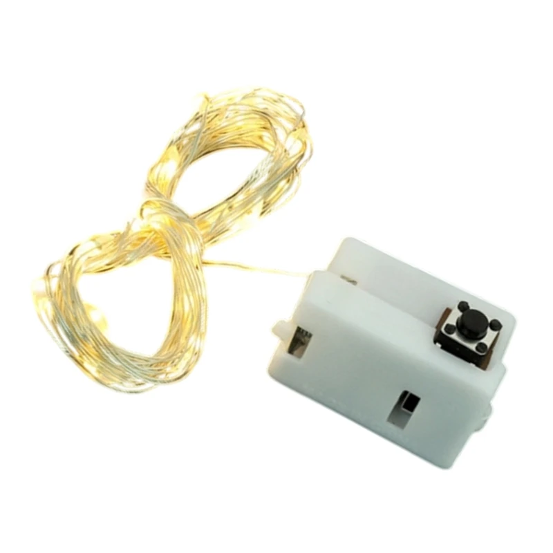 Guirlandes lumineuses Led scintillantes à piles, 3 modes, Mini guirlandes lumineuses pour pots Mason, Vases, bricolage, décorations de fête de mariage