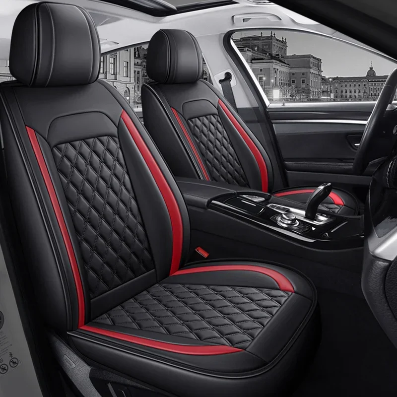 التغطية الكاملة العالمي بولي Leather الجلود مقعد السيارة يغطي لمازدا 3 CX-5 2 5 6 CX-3 CX-4 CX-7 CX-9 RX-8 CX-30 CX-50 اكسسوارات السيارات