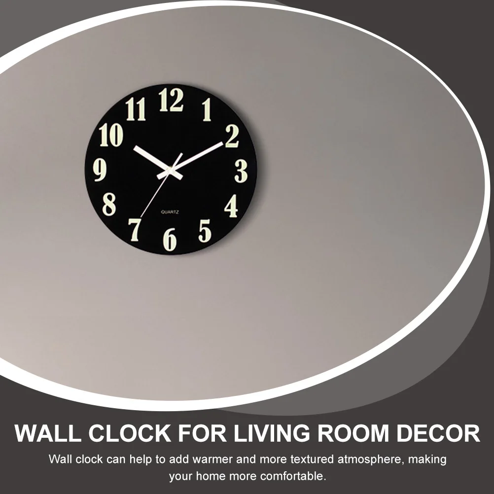 

Clock Home Office Silent Vintage Wall Hanging Decor Living Room Large Decorative