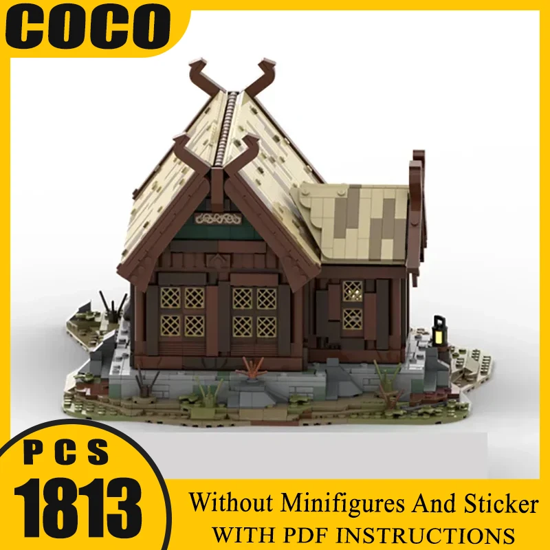 Magiczne Pierścienie Film YcMoc Klocki Konstrukcyjne Dom Kowala Model Technologiczny Cegie DIY Średniowiecze LOTR Zamek Zabawki