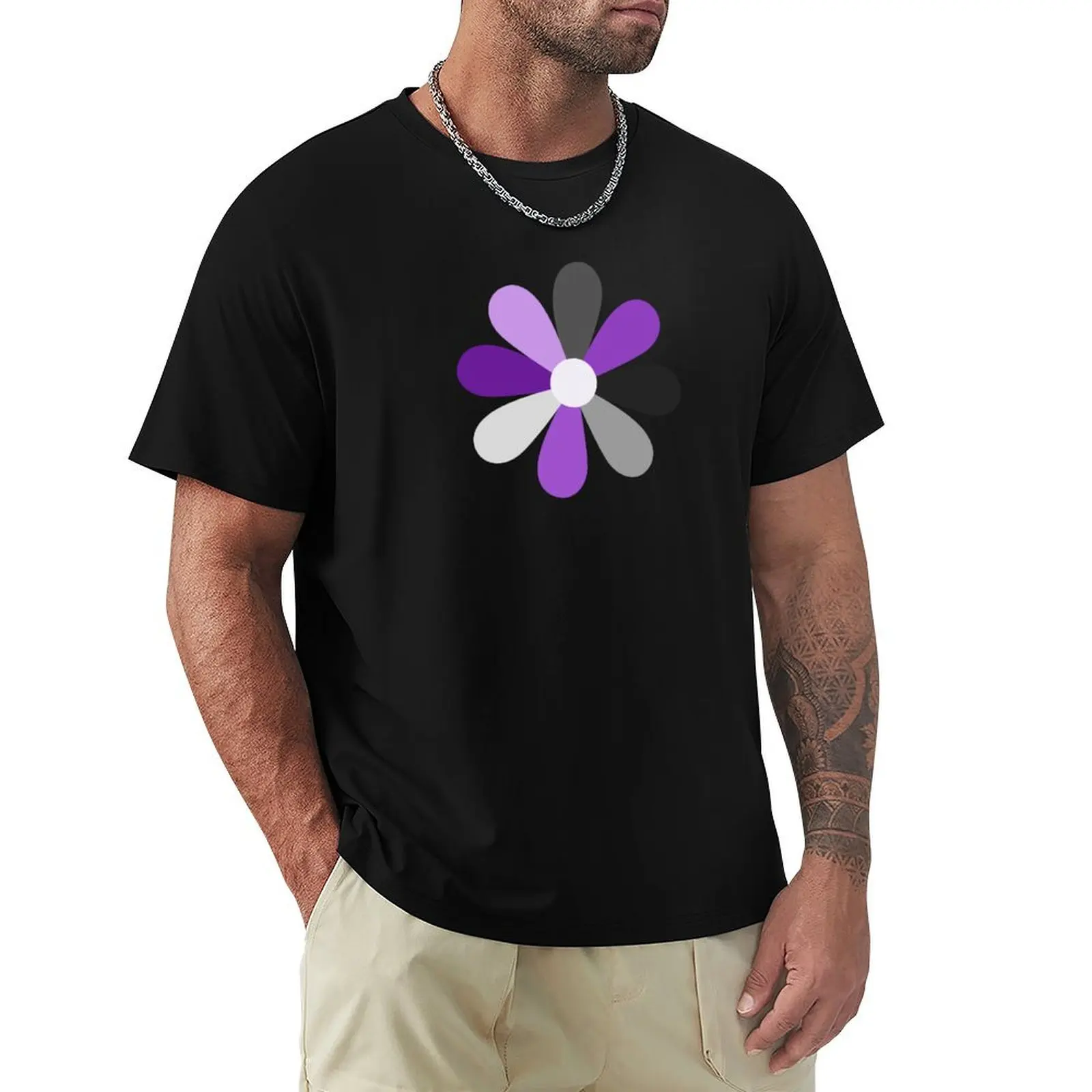 asexual pride flower T-Shirt Lightweight Running Sports T-Shirt