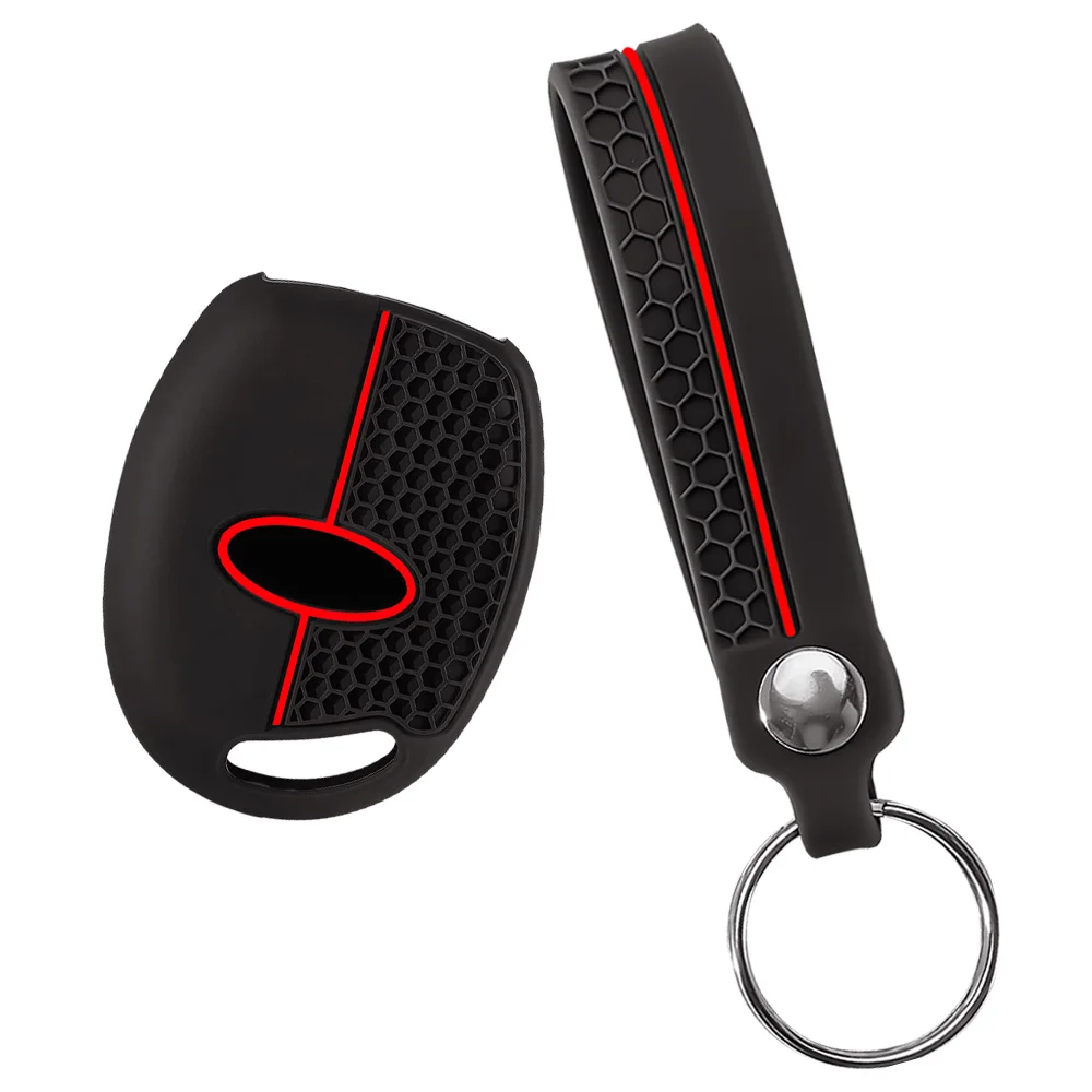 Silicone protection Shell For Ford Mondeo Focus Fusion Fiesta Galaxy Transit 2008 2006 2007 Car Key Case Cover Accessories