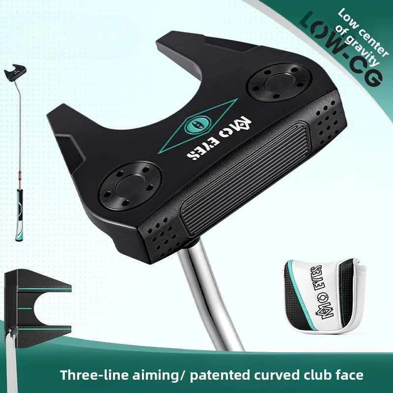 Golf Club Putter,Ladies Single Soft Iron Forged Three-Line Aiming