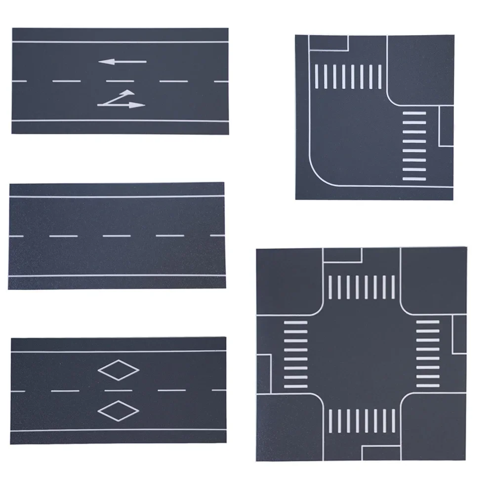 N Scale Simulation Road 1/150 Urban Road Traffic Hard Plastic Architecture Building Materials for Dioramas 1piece