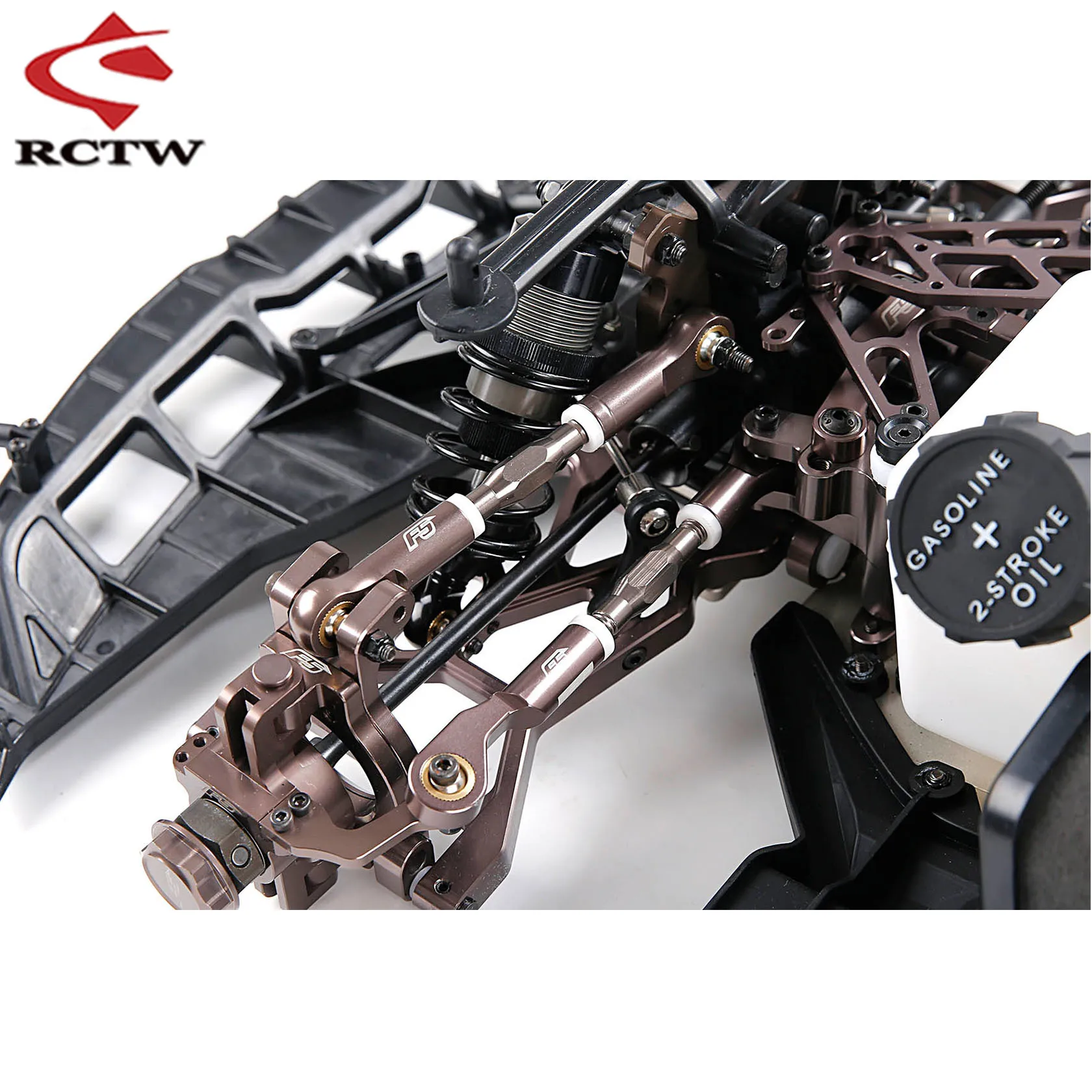 CNC Metal Complete Pull Rod 6pc for 1/5 ROFUN F5 MCD RR5 Rc Car Parts