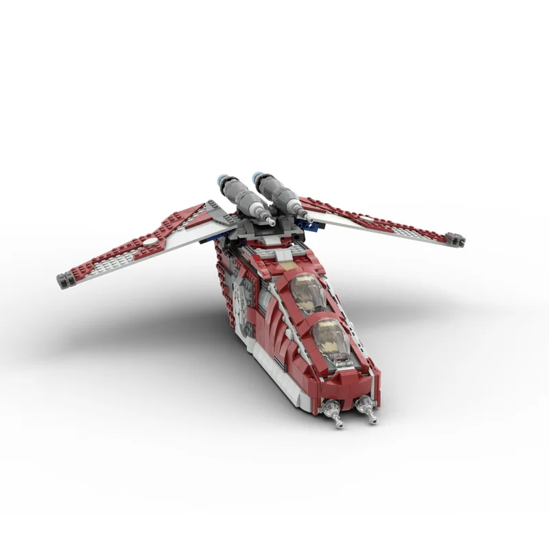 1027 PCS Star Fighting LAAT - 2x 75362 alternative MOC Customize Modular Building Block Simple Popular DIY Toy Birthday Gift