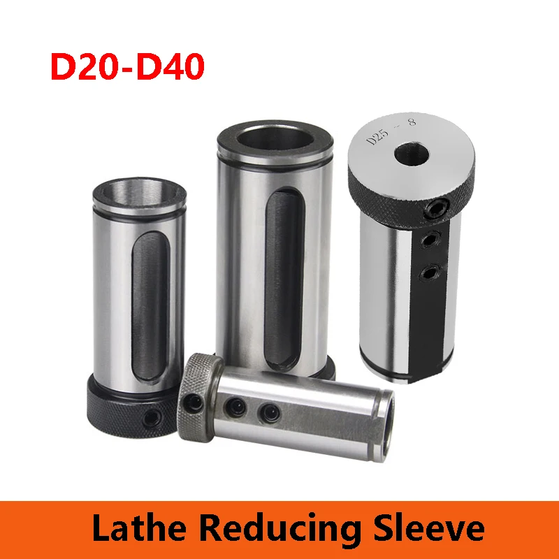 LIHAOPING Lathe Reducing Sleeve D20 D25 D32 D40 -5 6 7 8 9 10 12 15 20 MT1 MT2 MT3 MTA4 CNC Tool Holder Sleeve Turning Tools