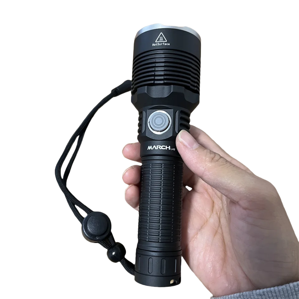 March L45 XHP70.3 LED USB C Rechargeable Flashlight 21700 Battery Torch Light