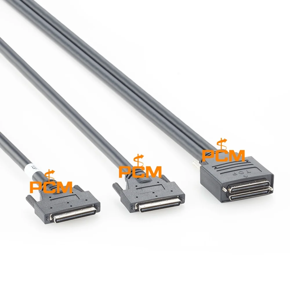 Dual-Port-VHDCI-68-Pin-zu-2-Wege-Dual-Port-VHDCI-Kabel, High-Density-SCSI-Kabel für PCI-Datenerfassung und industrielle Steuerung – Detail 2