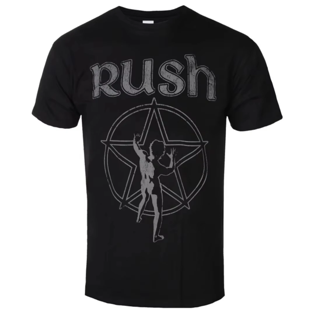 2026 New Cool Rush - Starman Glow Pattern Printed T-shirt - Classic Avant-Garde Rock Band T-shirt - Suitable for B