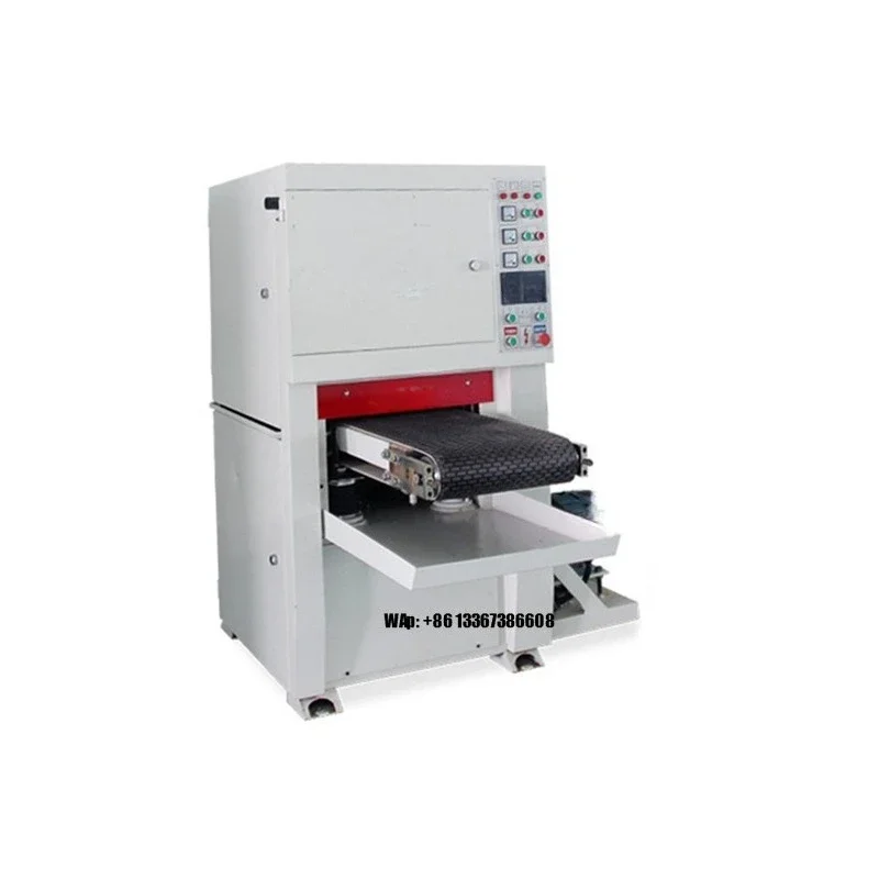 Wet Industrial Wide Belt Sanders for Metal Surface Grinding Deburring Oxide Removal Polishing and Surface Finishing