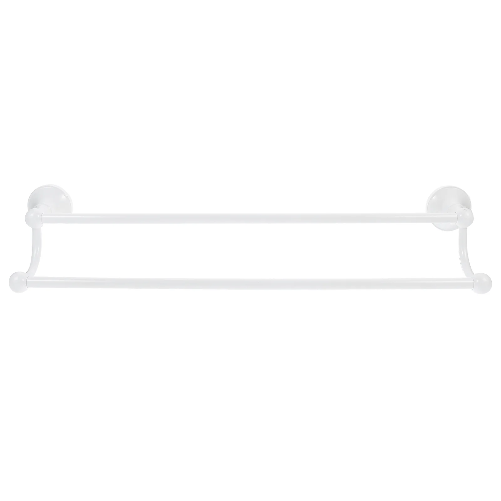 

1Pcs Wall Mounted Brass Double Rod Towel Rack Bathroom Storage Holder Bathrobe Hanger Strong Load Bearing Towel Shelf