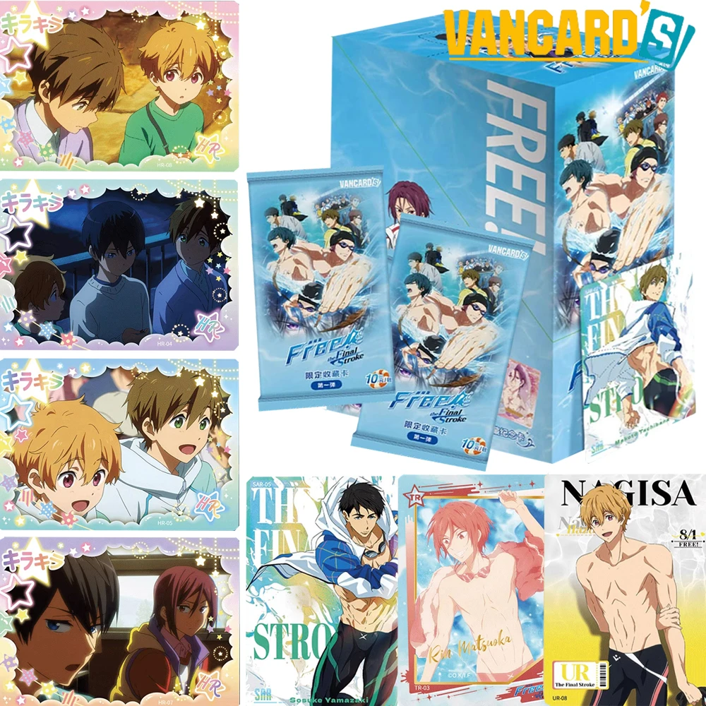 

VANCARD'S Original Free!-the Final Stroke Collection Cards Nanase Haruka Hazuki Nagisa Anime Warm Youth Memory Cards Toys Gifts