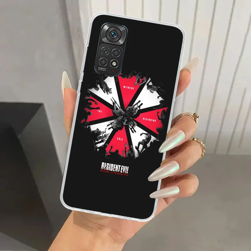 Shaped Umbrella Phone Case for Xiaomi Redmi Note 15 14 14S 13 12S 12 Pro 11S 11 Plus 11T 11E 10S Soft Funda Print Shell Redmi No view 3