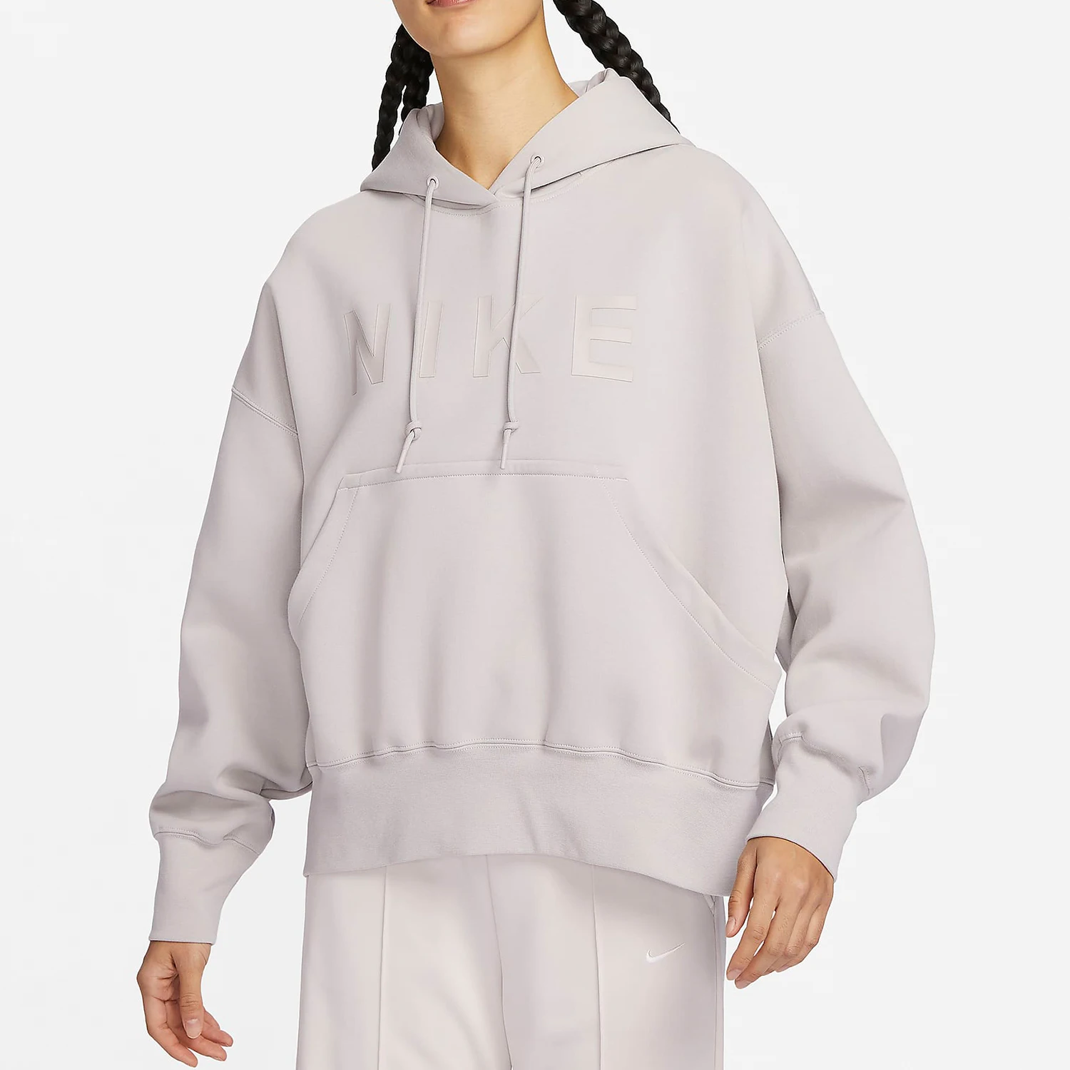 Felpa con cappuccio casual allentata da donna nuova primavera ufficiale Nike HF5039-012